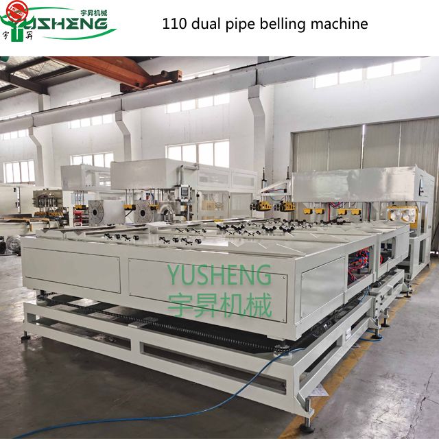 PVC  PIPE BELLING MACHINE-DOUBLE PIPE 110MM